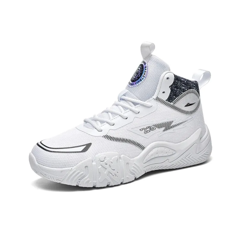 Kuding Anti-Slip And Wear-Resistant Breathable Mid-Top Basketball Shoes Unisex-3