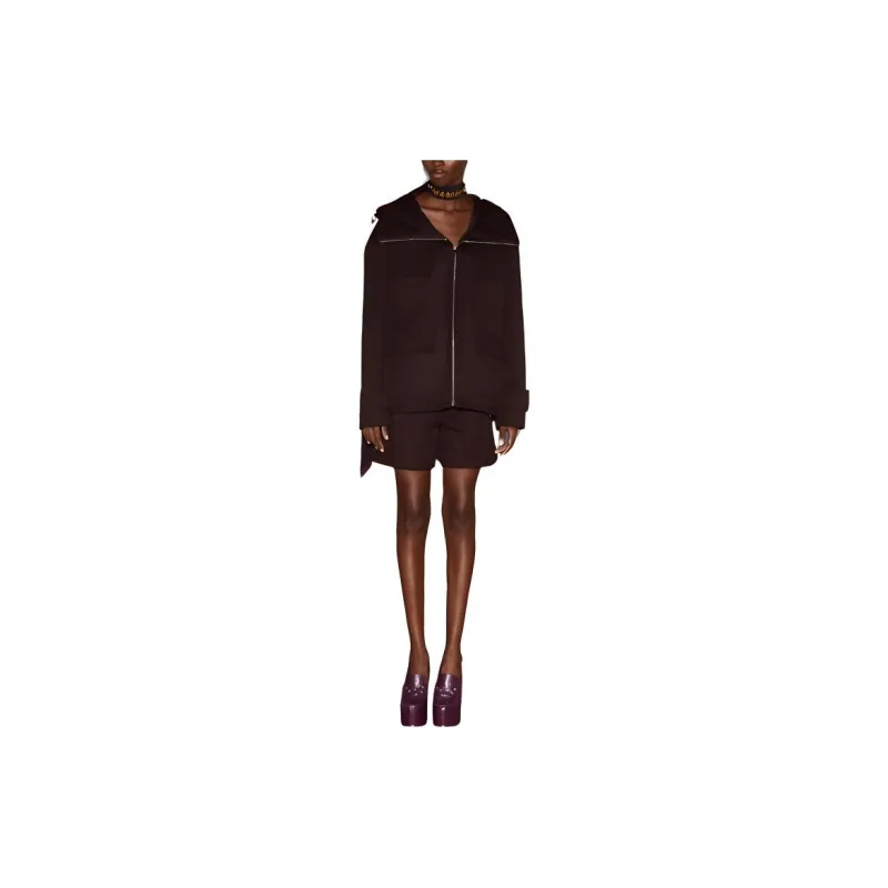 GUCCI Jackets Coats Women's Dark Purple-1