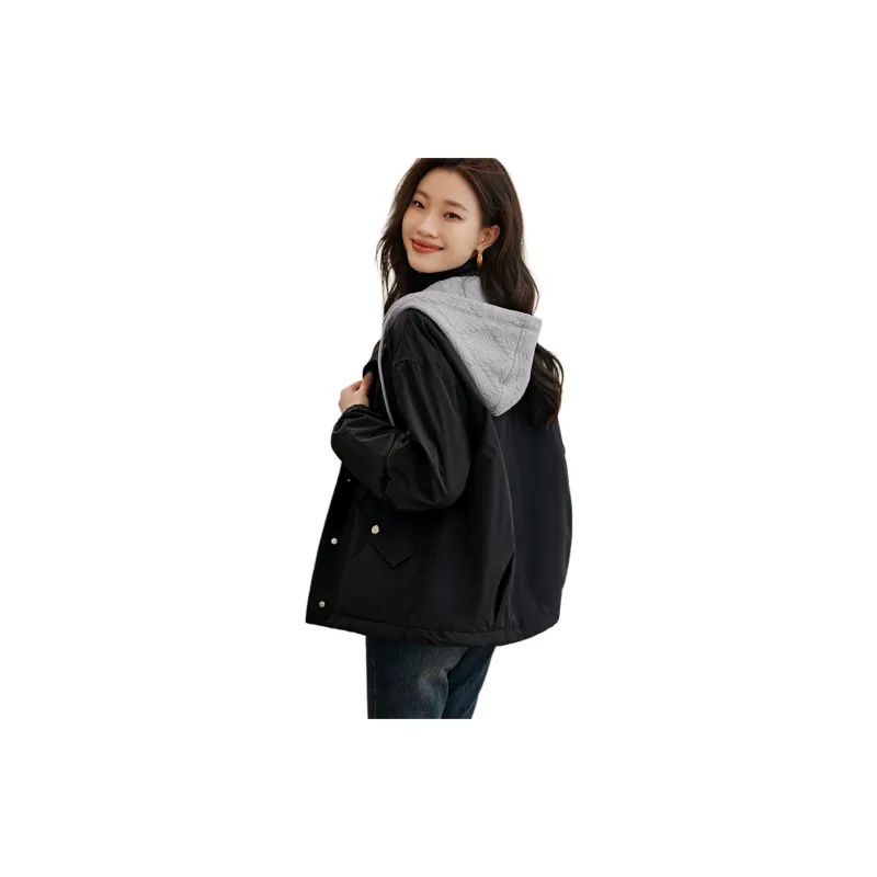 Mo Han Yi Mei Puffer Jacket Women's Black-3