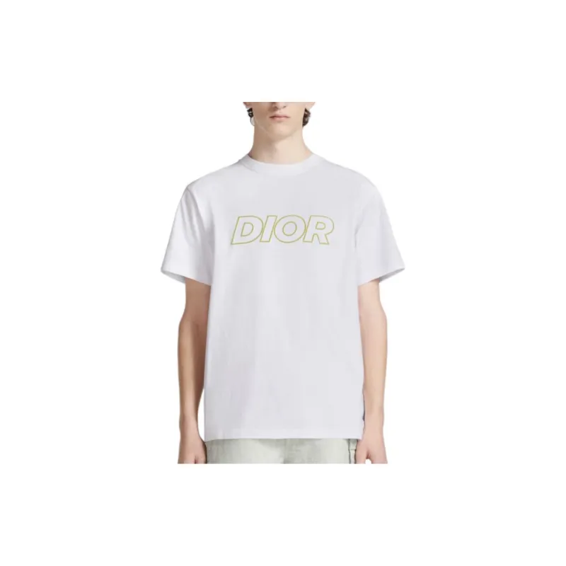 DIOR T Shirts Men White-2