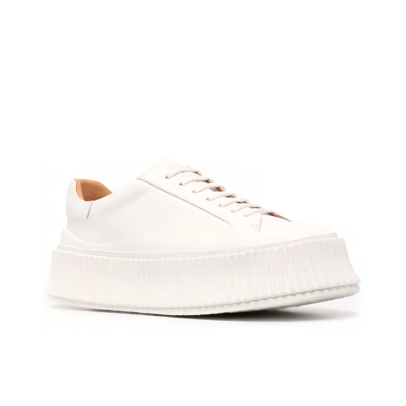 JIL SANDER Ribbed-sole Low-top Sneakers-2