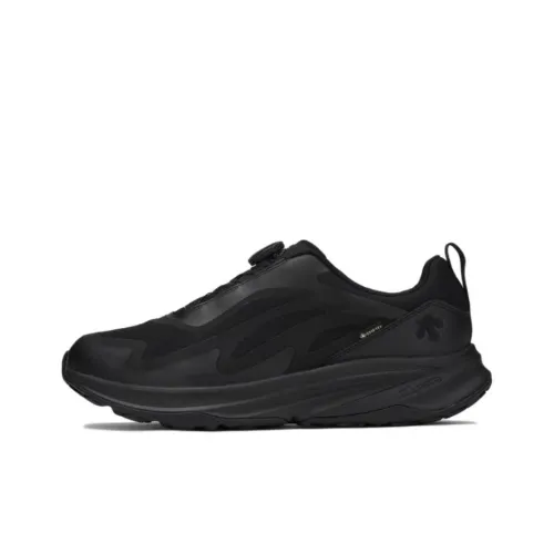 DESCENTE LAVITATE Anti Slip And Wear Resistant Water Resistant Low Top Casual Running Shoes Men's Black