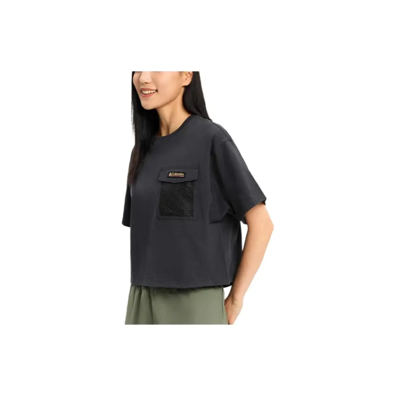 Columbia Painted Peak T-Shirts Women's Black-3