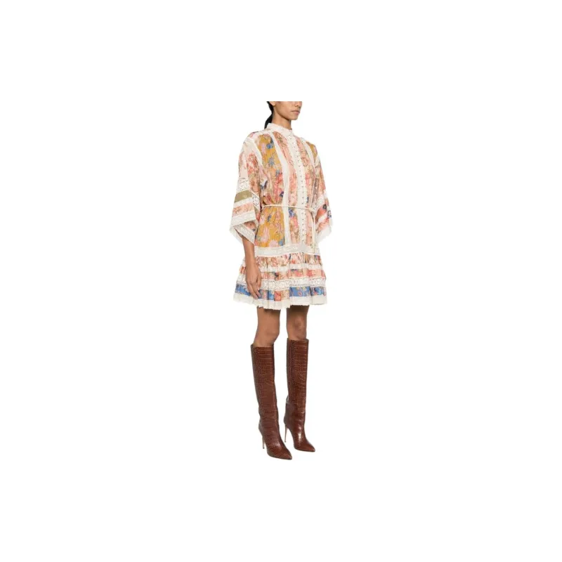 Zimmermann Floral Printed Mini Dress-4