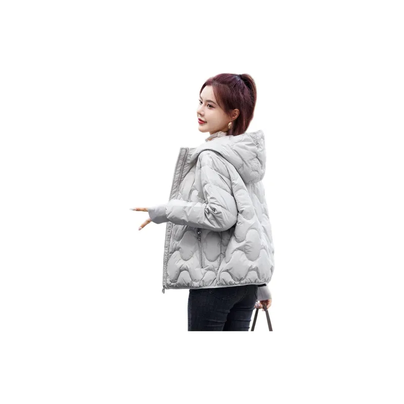 Mo Han Yi Mei Down Jacket Women's Light Gray-2