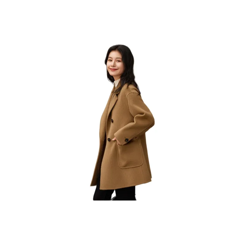 Mo Han Yi Mei Coats Women's Warm Camel-3
