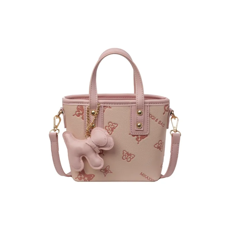 HCXK PU Crossbody Bag Regular Women's Ecru/Black/Blue/Pink-21