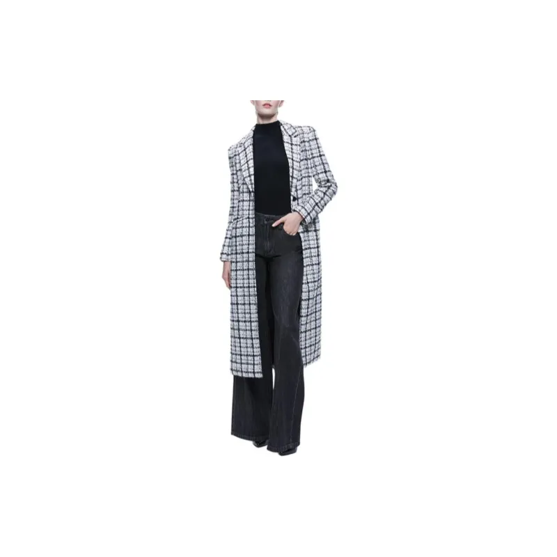 ALICE+OLIVIA FW24 BRET Coats Women's White-2