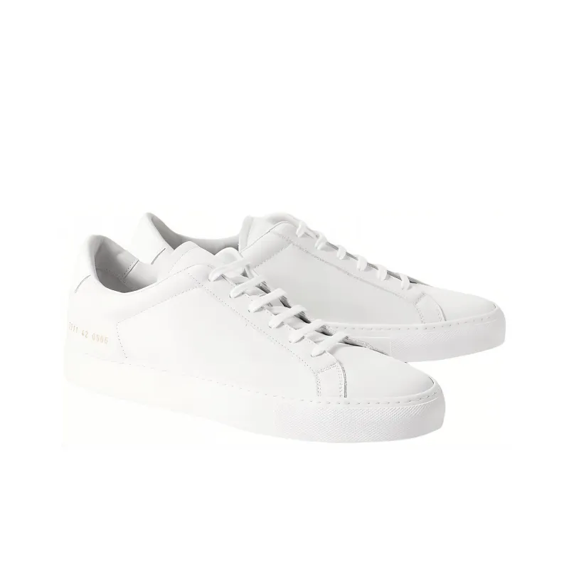 COMMON PROJECTS Low Top Skateboard Shoes Men's White-2