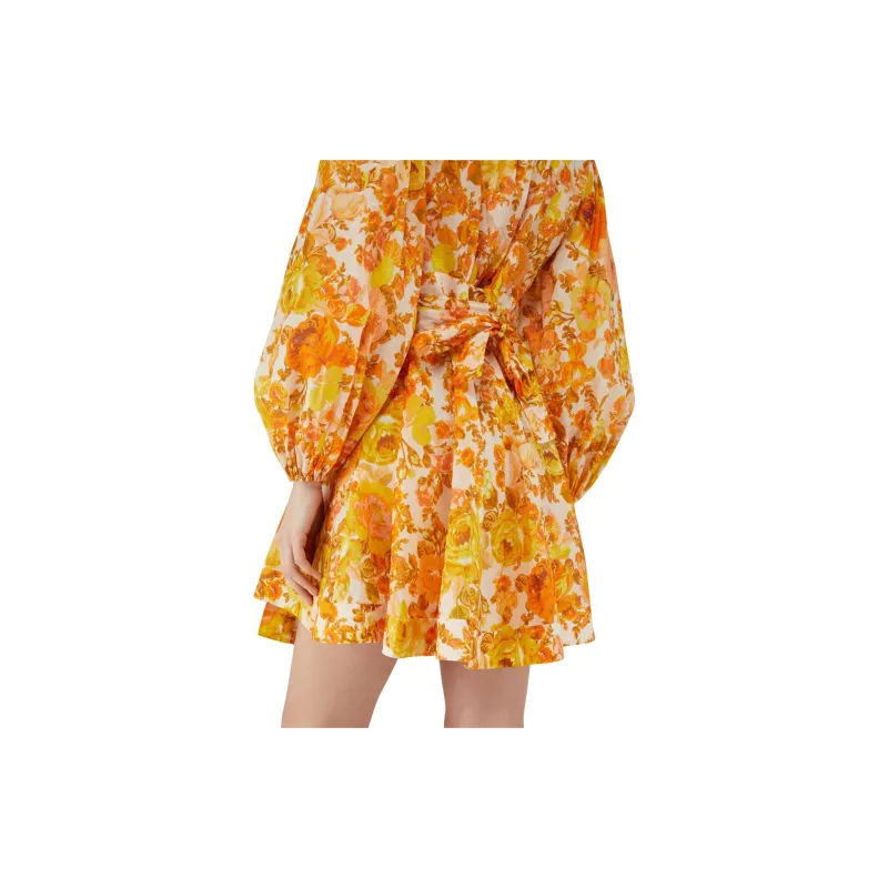 Zimmermann Long-Sleeved Dresses Women's Yellow-7