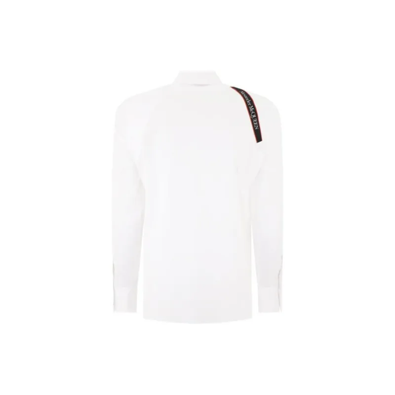 Alexander McQueen Logo Tape Harness Detailed Shirt-1
