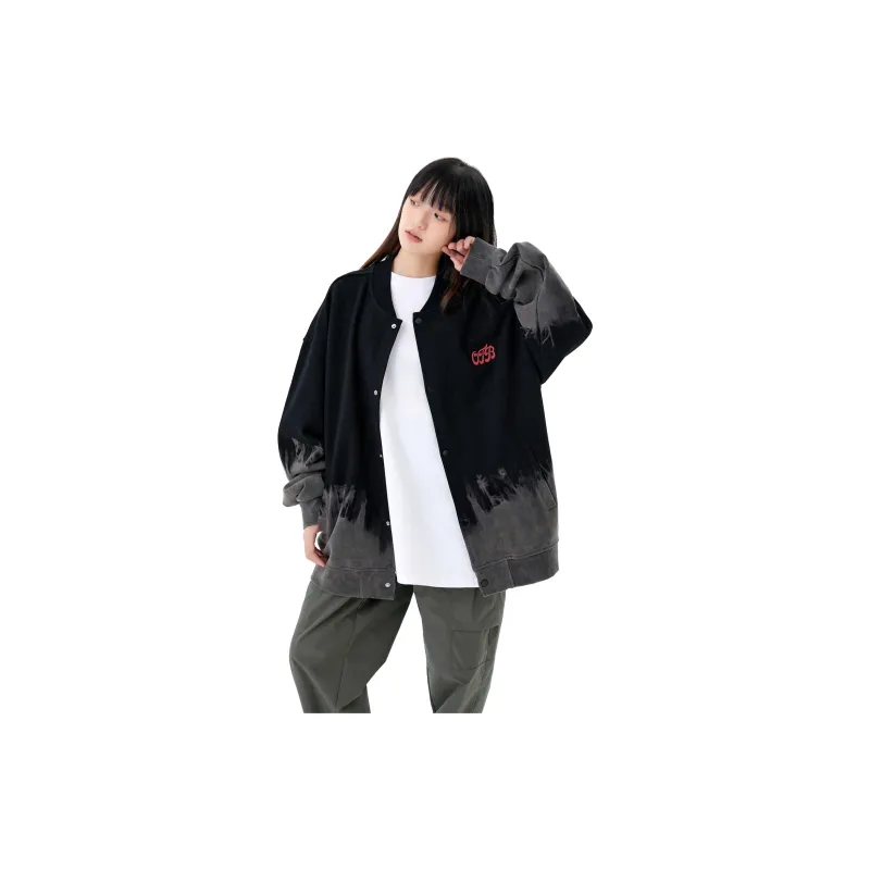 OTB Baseball Jacket Unisex Black-4