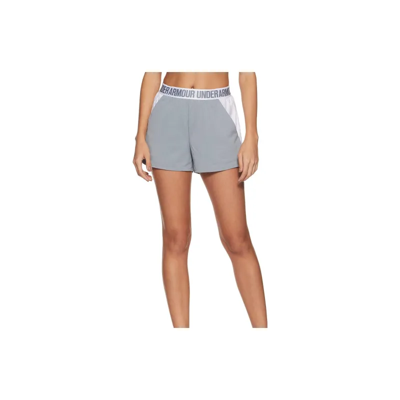 Under Armour Casual Shorts Women's Gray White-1