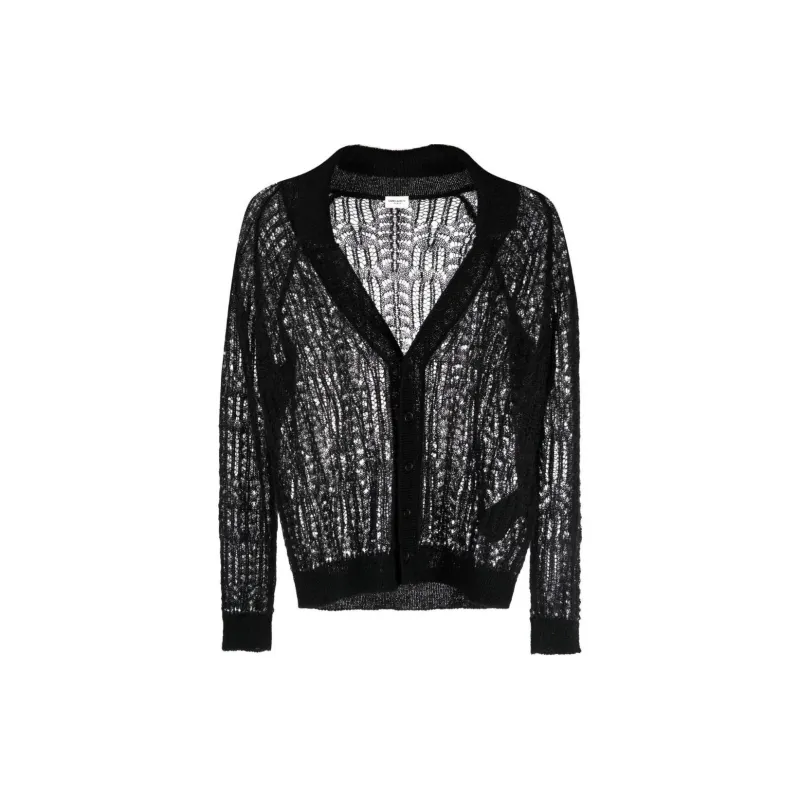 SAINT LAURENT Button down Fitted Cardigan-1