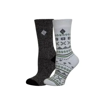 Columbia MW Fair Isle 2 Mid-Calf Socks Women's 2 Pack