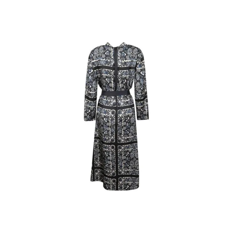 'S MAX MARA All Over Printed Belted Dress-2