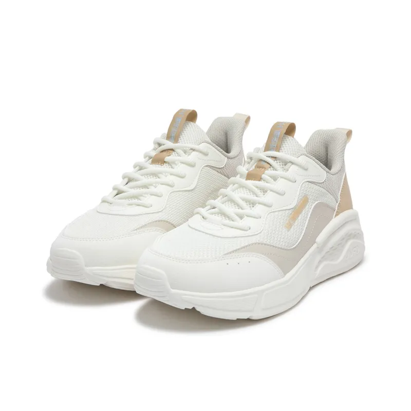 361° Shock Absorbers With Slip Resistant Features Low Top Casual Shoes Men's White Yellow-3