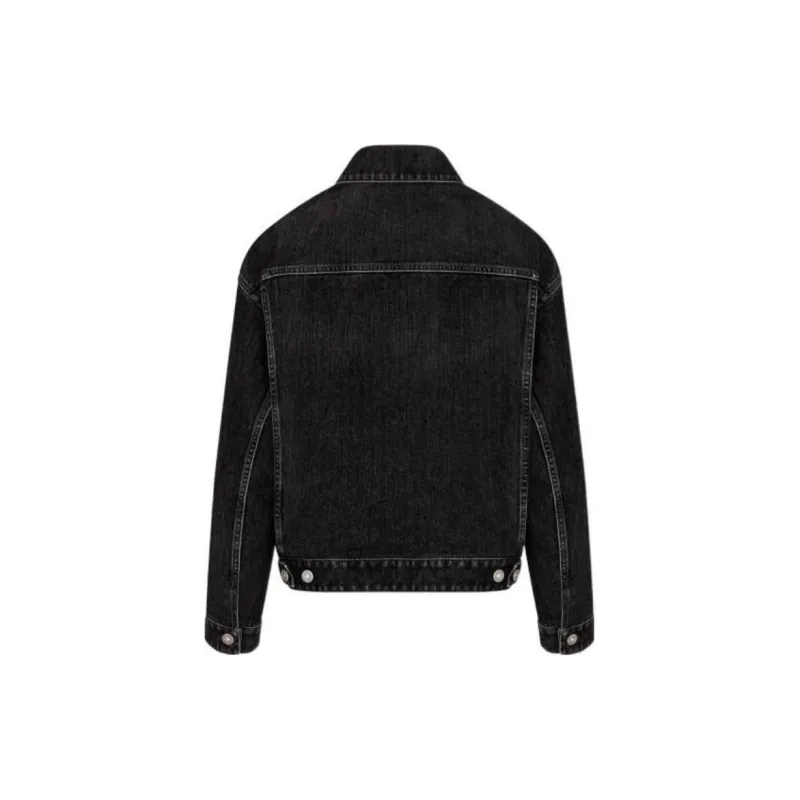 DIOR SS23 Denim Jacket Women's Black-1