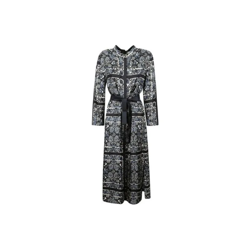 'S MAX MARA All Over Printed Belted Dress-1