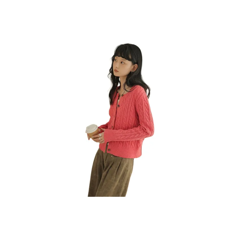 【dme】 Knitwear Women's Watermelon Red-2