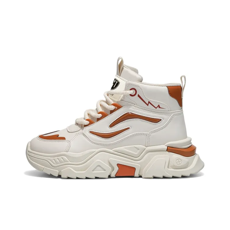 HACKBUTEER Limited Box High Top Chunky Sneakers Men's-28