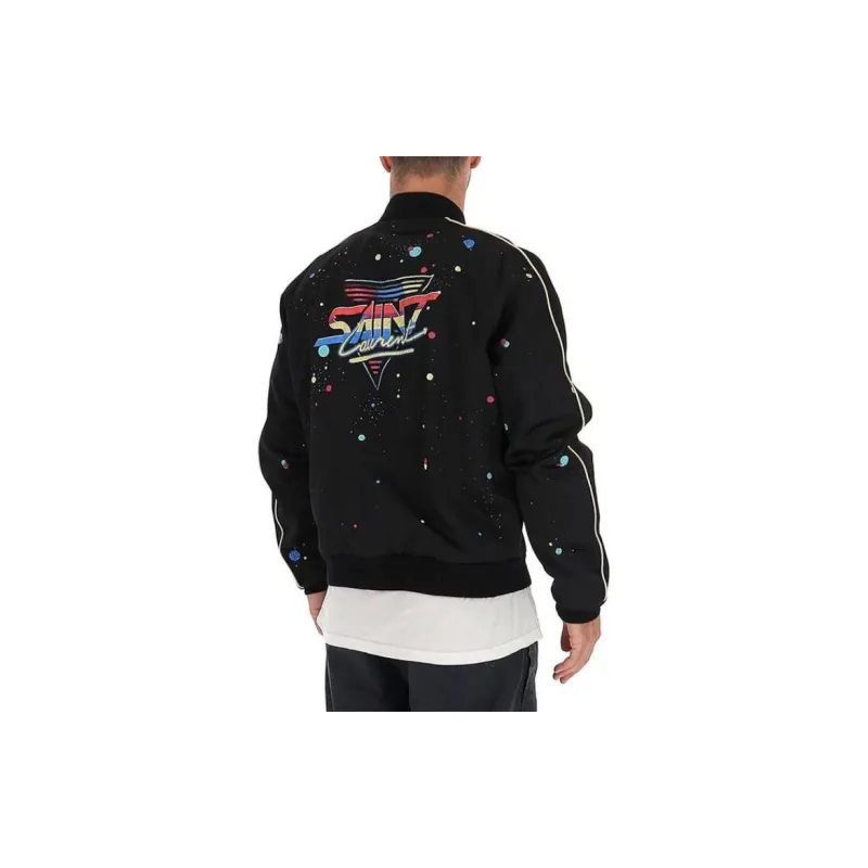 SAINT LAURENT SS23 Jackets Coats Men's Black-4