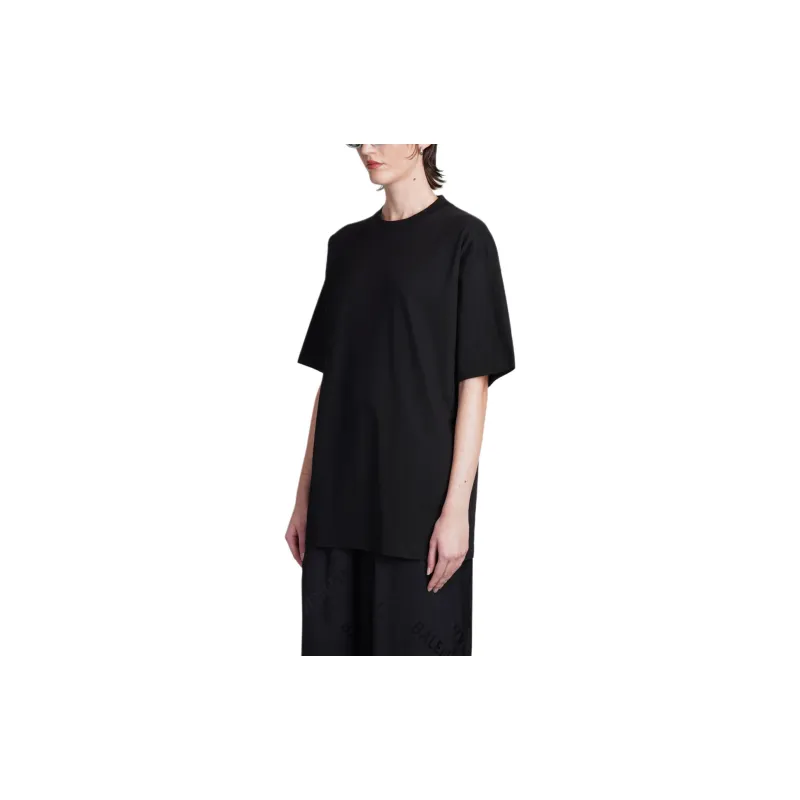 Balenciaga Logo Embellished Large Fit T Shirt-3