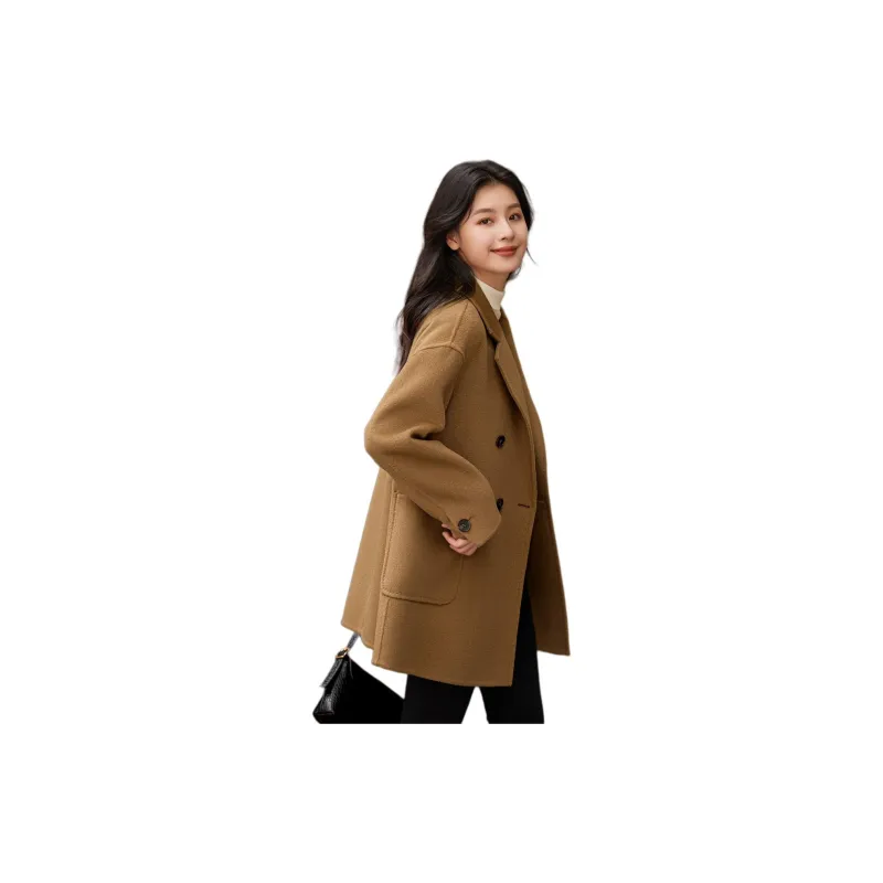 Mo Han Yi Mei Coats Women's Warm Camel-2