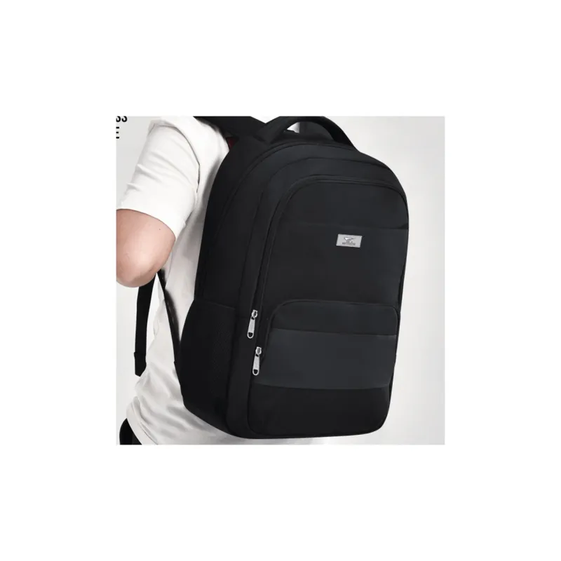 SEPTWOLVES Oxford Backpack Laptop Bags Regular Men's Black-3