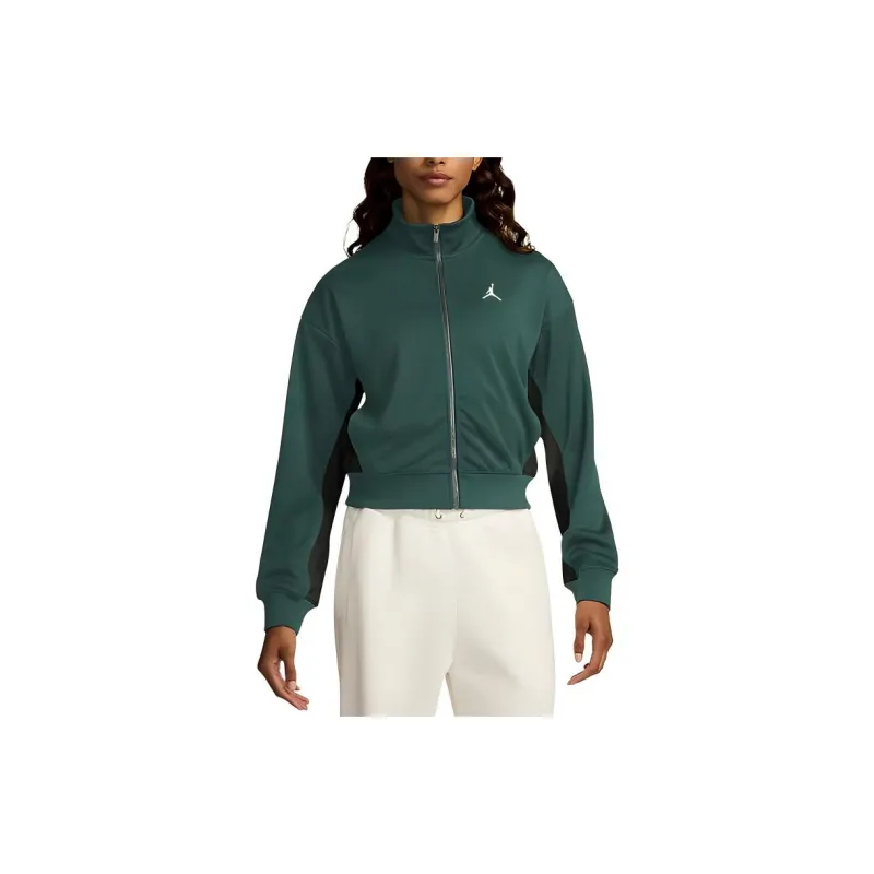 Jordan Jackets Coats Women's Peacock Green-2
