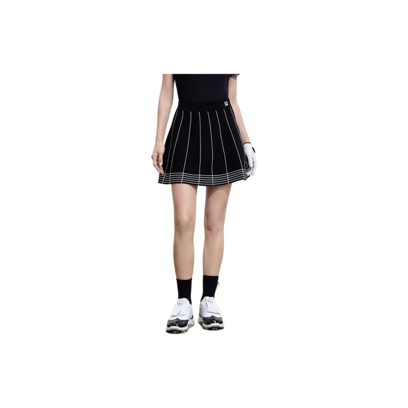 FILA Golf Series Casual Short Skirts Women's Black-4