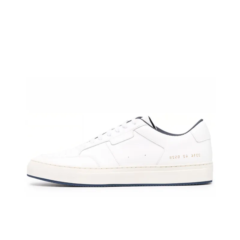 COMMON PROJECTS PELLE Low Top Stylish Skateboarding Shoes Men's White-0