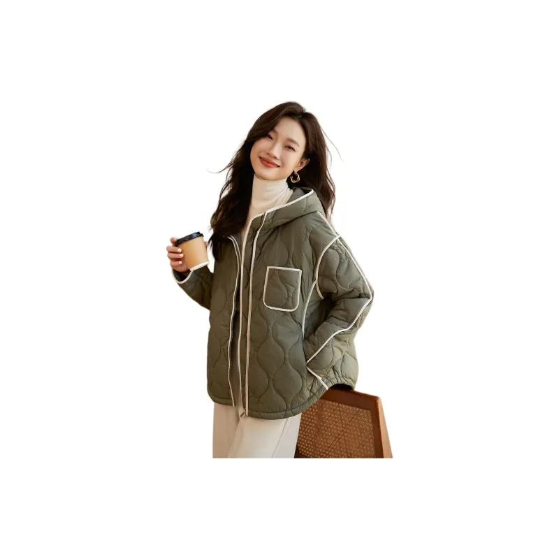 Mo Han Yi Mei Puffer Jacket Women's Green-1