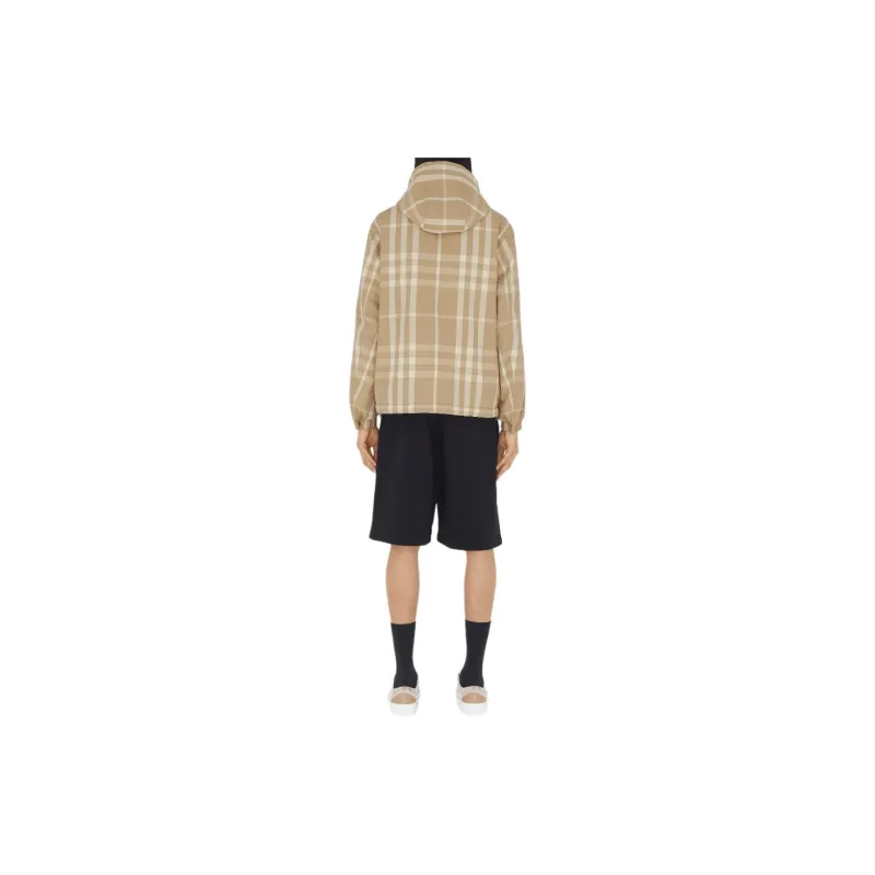 Burberry Vintage check Pattern Hooded Jacket-3