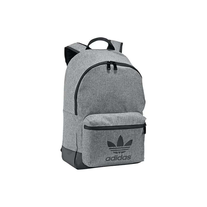 Adidas Originals Polyester Backpack Regular Unisex Gray & Black-2