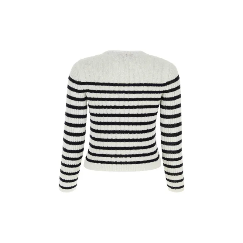 Valentino Striped Long Sleeved Jumper-1