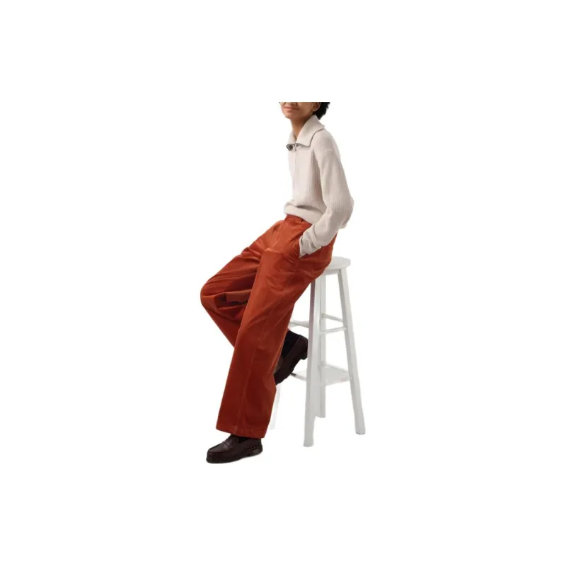 UNIQLO Comptoir Des Cotonniers Collaboration Casual Pants Women's Orange-1