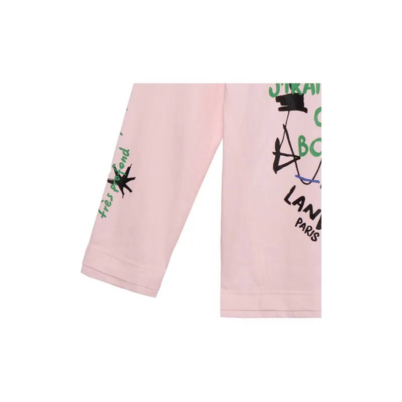 Lanvin T Shirts Unisex Pink-5