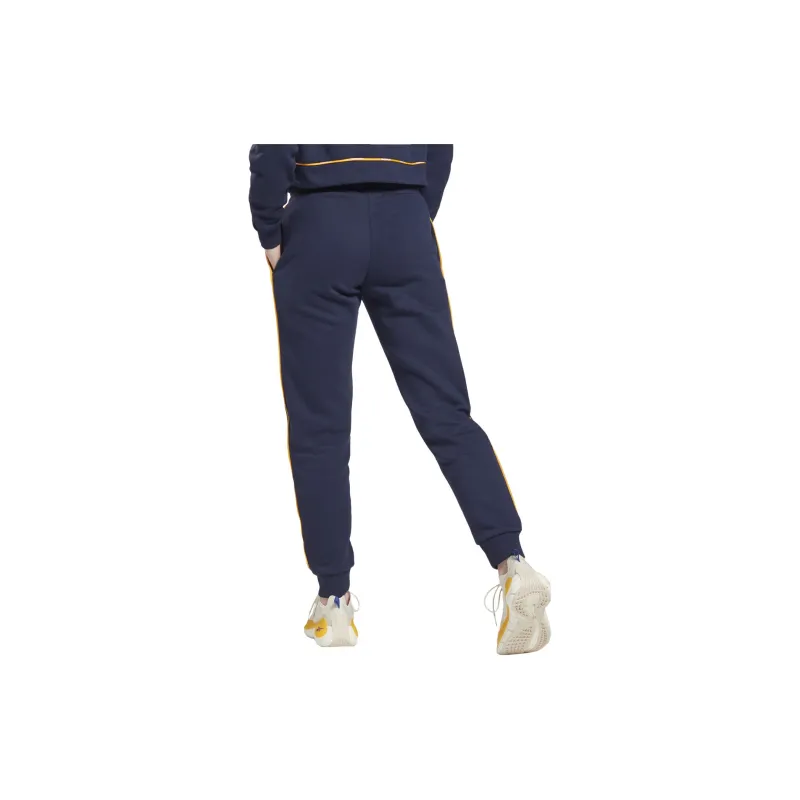 Reebok Knitted Sports Pants Women's Navy Blue-3