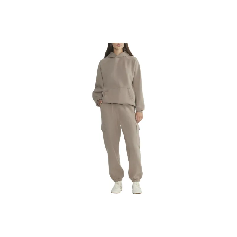 ARITZIA Sweatfleece Cozy Fleece Mega CargoTM Jogger Knitted Sports Pants Women's Nomad Taupe/Nomad Gray Umber-2