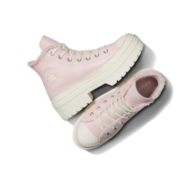 Converse Women's Chuck Taylor All Star Lugged Heel Platform High 'Sherpa Blush Hush' Women's-3