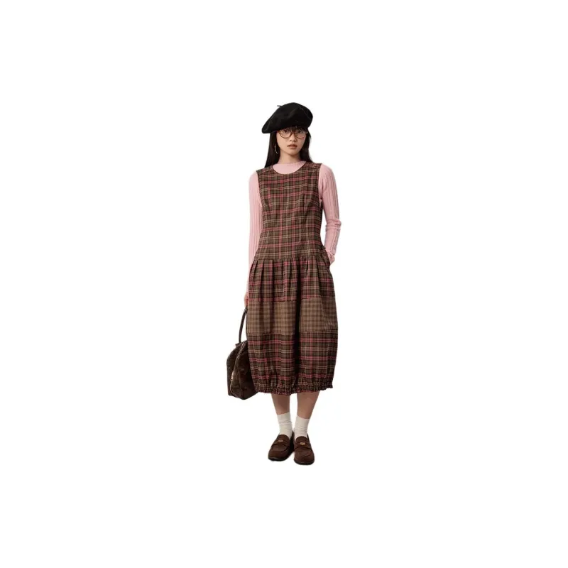Omont Sleeveless Dresses Women's-4