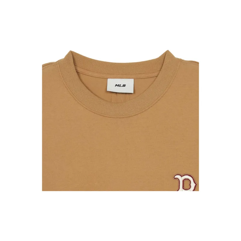 MLB Monogram Collection Boston Red Sox T Shirt Unisex Brown-2