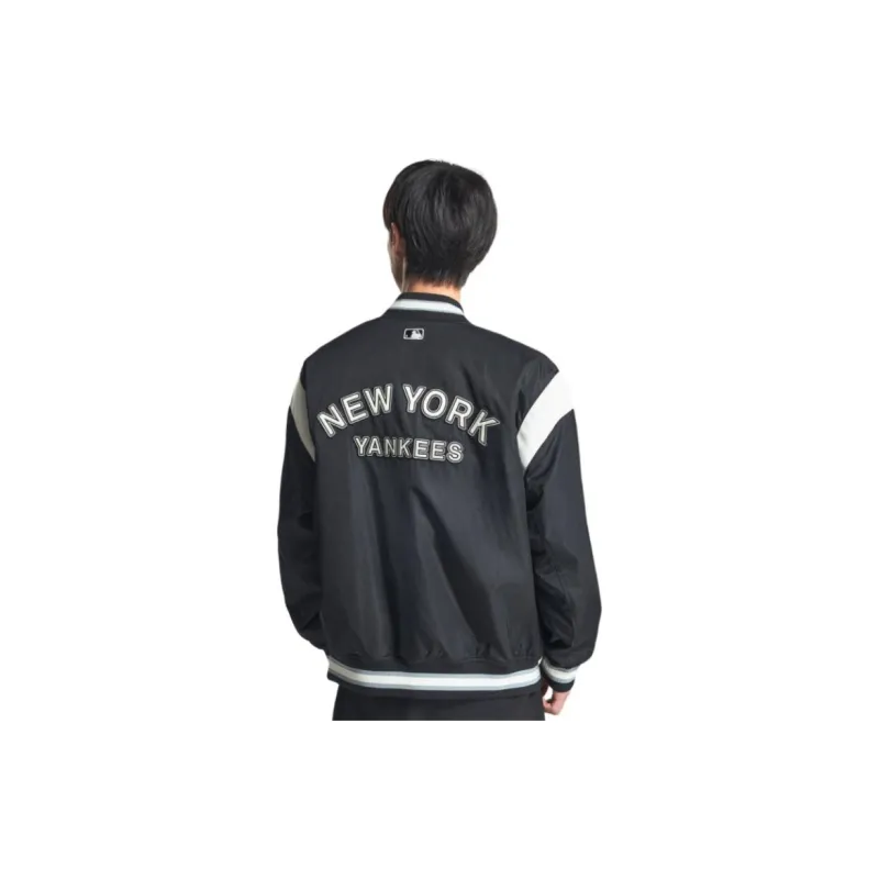MLB New York Yankees Jackets Coats Unisex Black-3