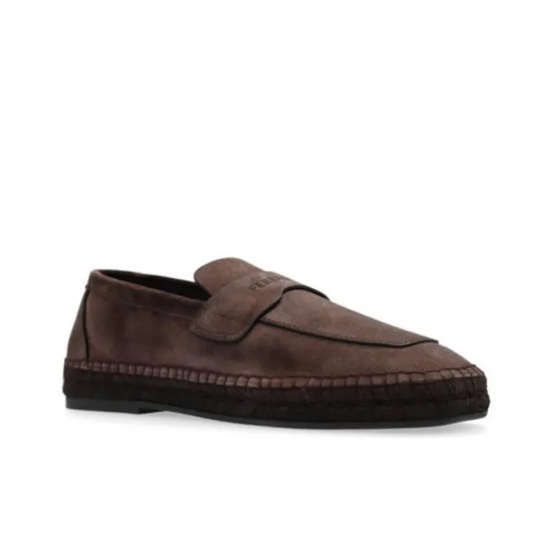 Ferragamo Loafers Men Brown-2