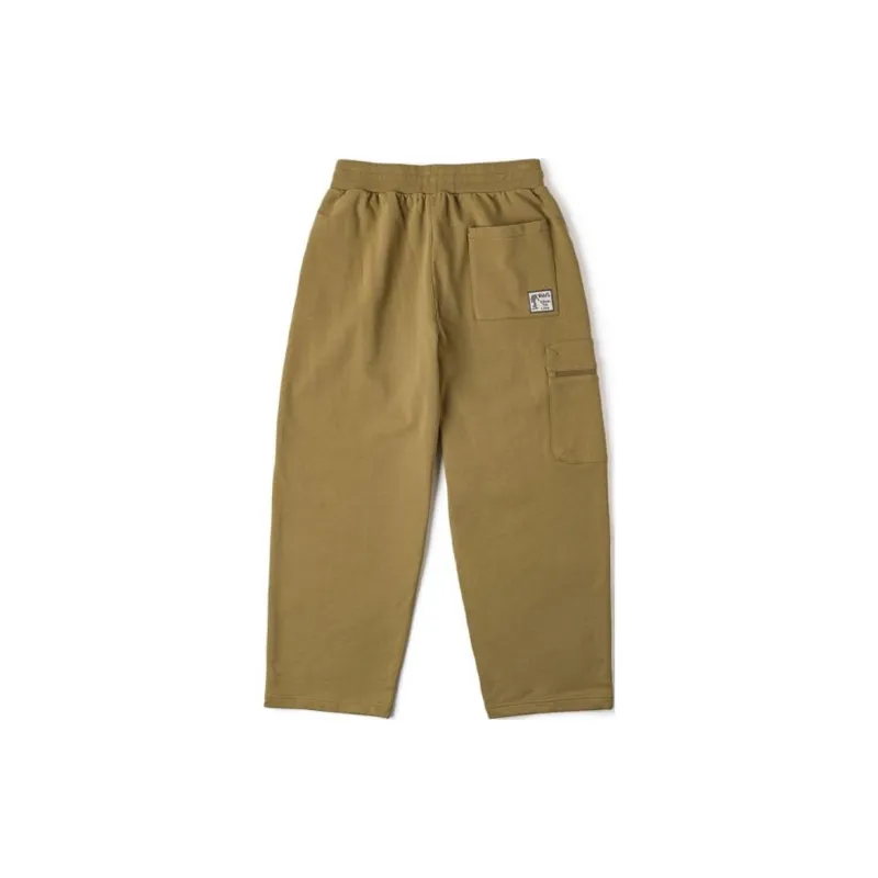 Vans FW24 Knitted Sports Pants Unisex Olive Brown-1