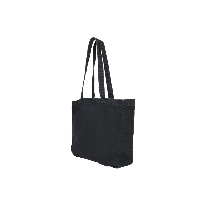 Carhartt WIP 100% Cotton Tote Bag, Shopping Bag, Shoulder Bag, Crossbody Bag Regular Men's Black-3