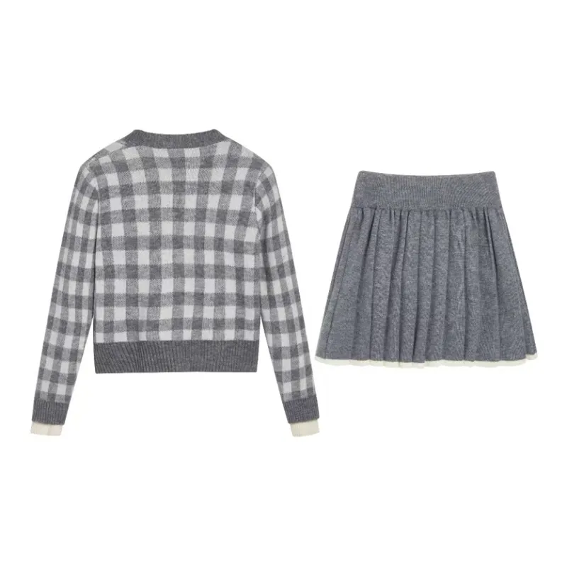 Incolore Skirt Set Women's Gray-1