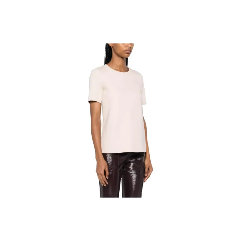 'S MAX MARA Embroidered-logo T-shirt-3