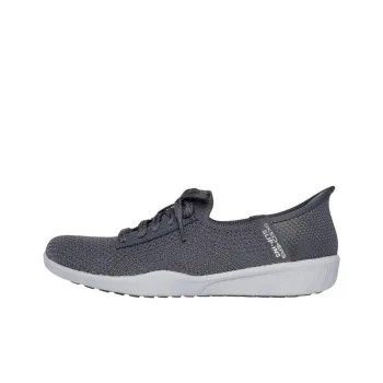 Skechers Newbury St Anti-Slip Wear-Resistant Low-Top Casual Shoes Women's Gray
